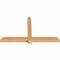 Ekena Millwork Eugene Smooth Timber Gable Bracket, Western Red Cedar, 84"W x 49"H x 5 1/2"D x 5 1/2"F, 14/12 Pitch GBW084X49X0606EUG00SWR - alternate 5